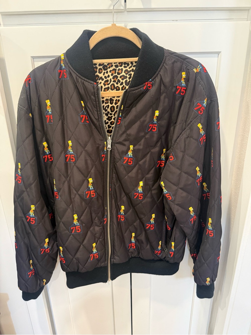 Joyrich x club 75 x The Simpsons reversible  Bomber Jacket